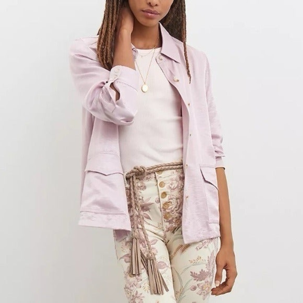 🥳 C058 - Anthropologie Current Air Clemence Shimmer Jacket